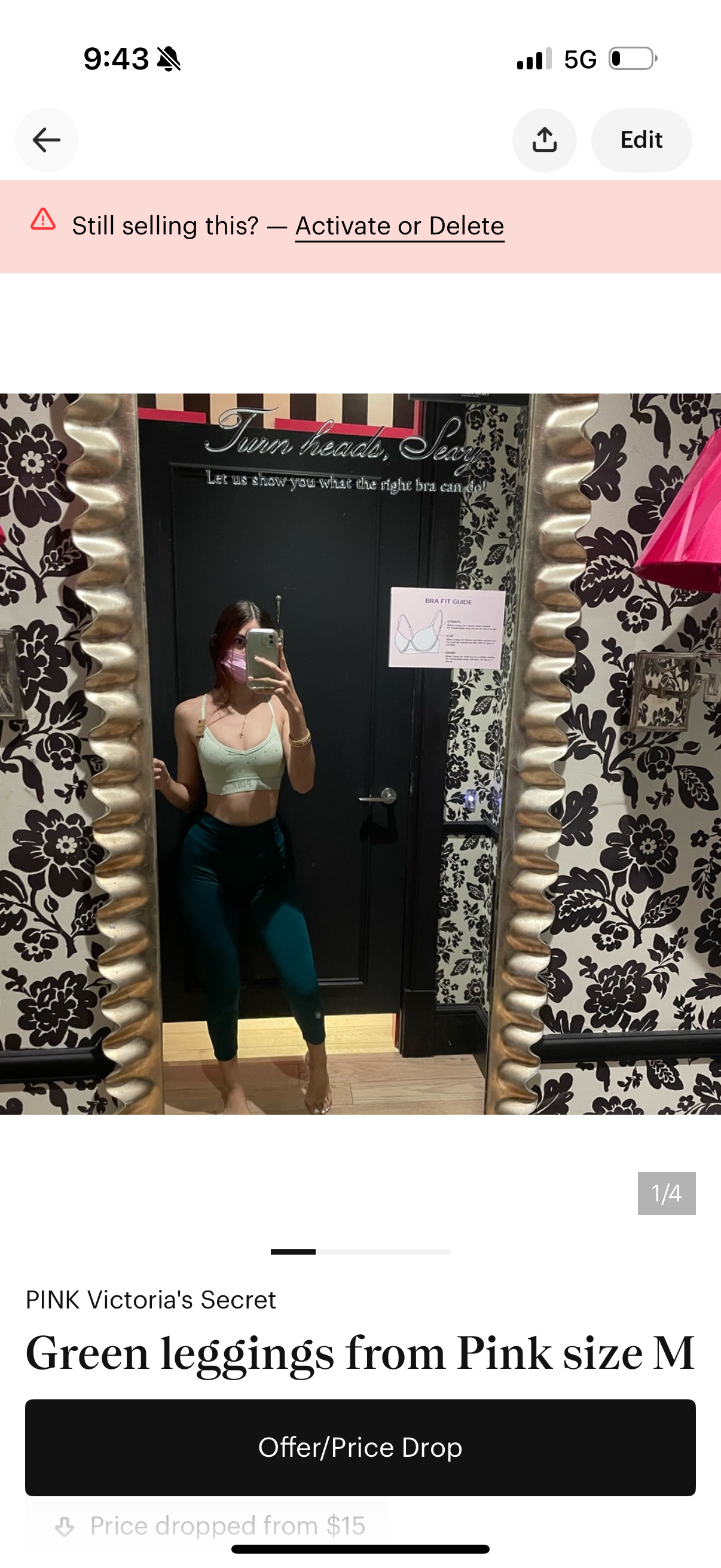 Legging size M used