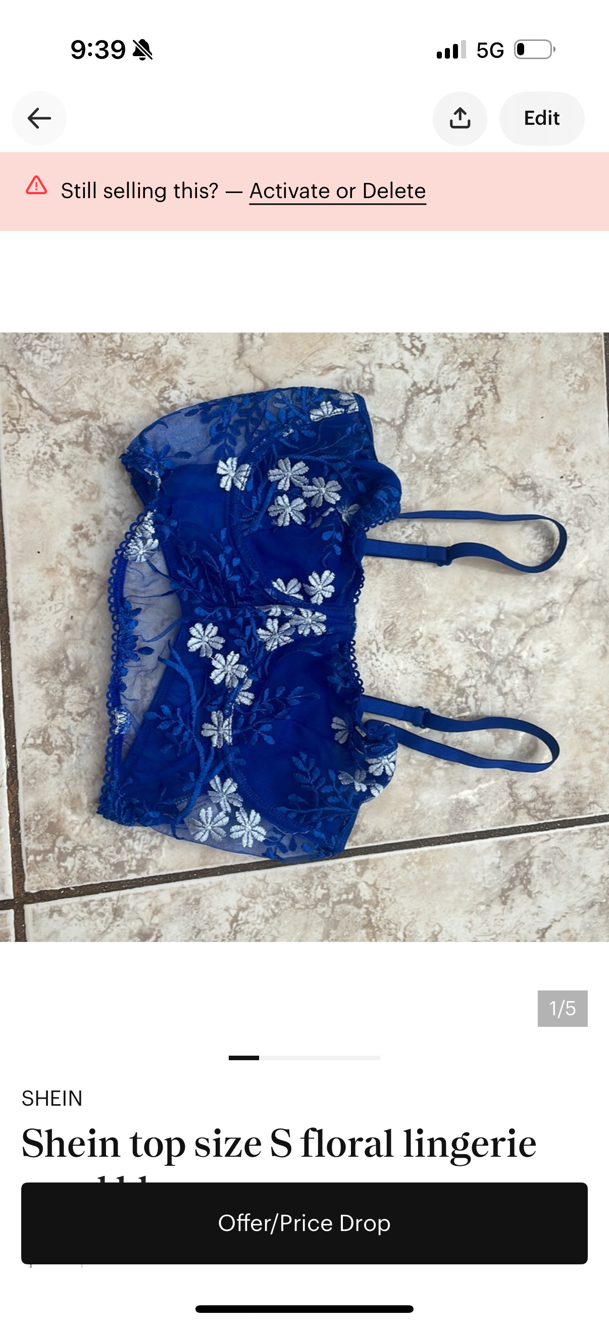 Crop top size s