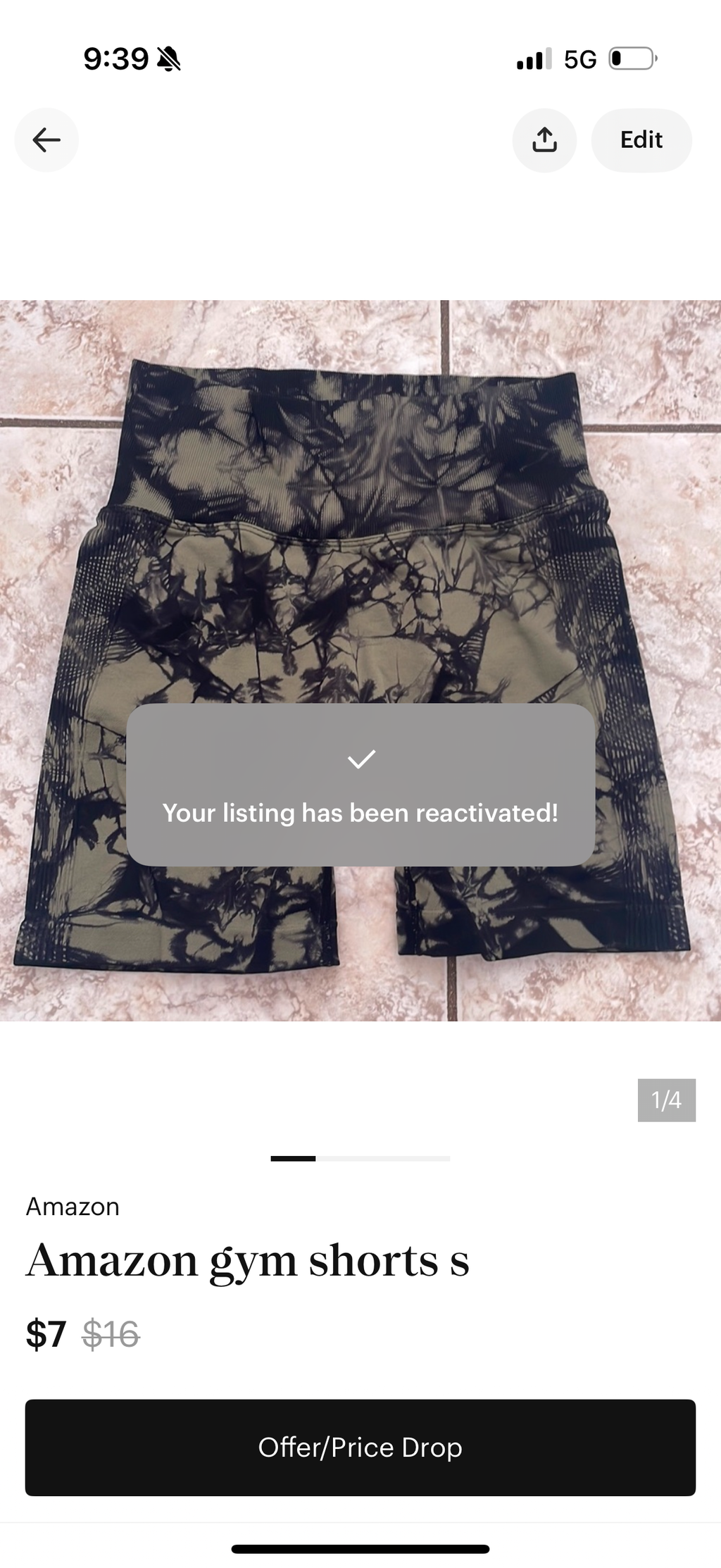 Gym shorts size s