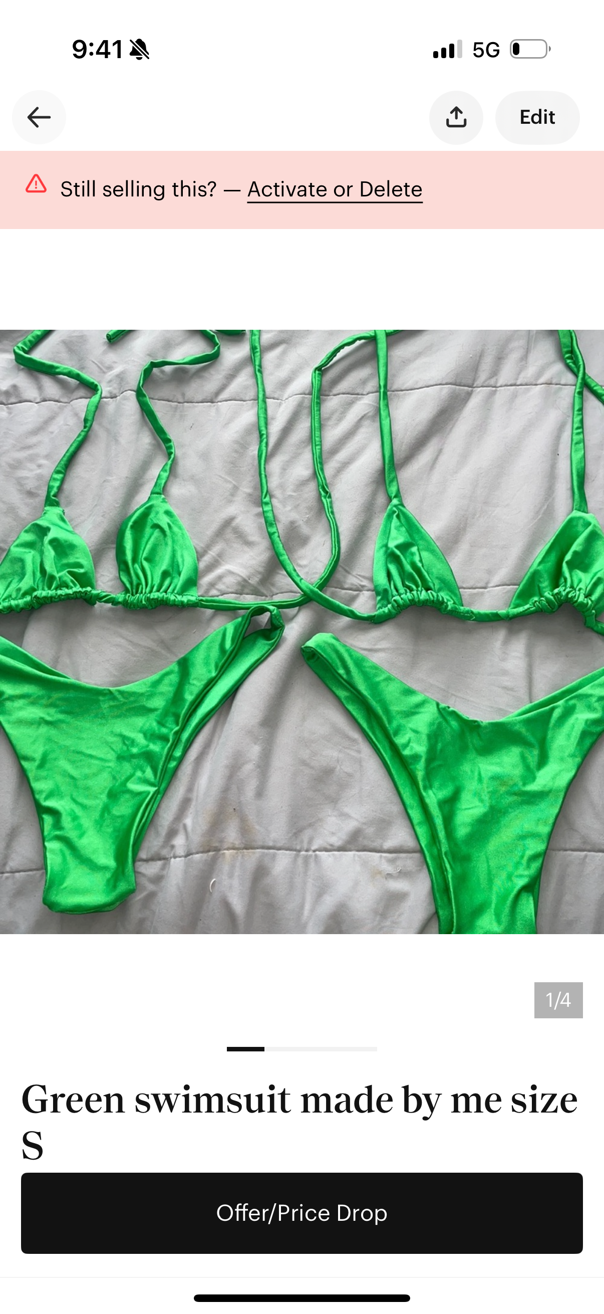 Swimsuits made by me size s never used