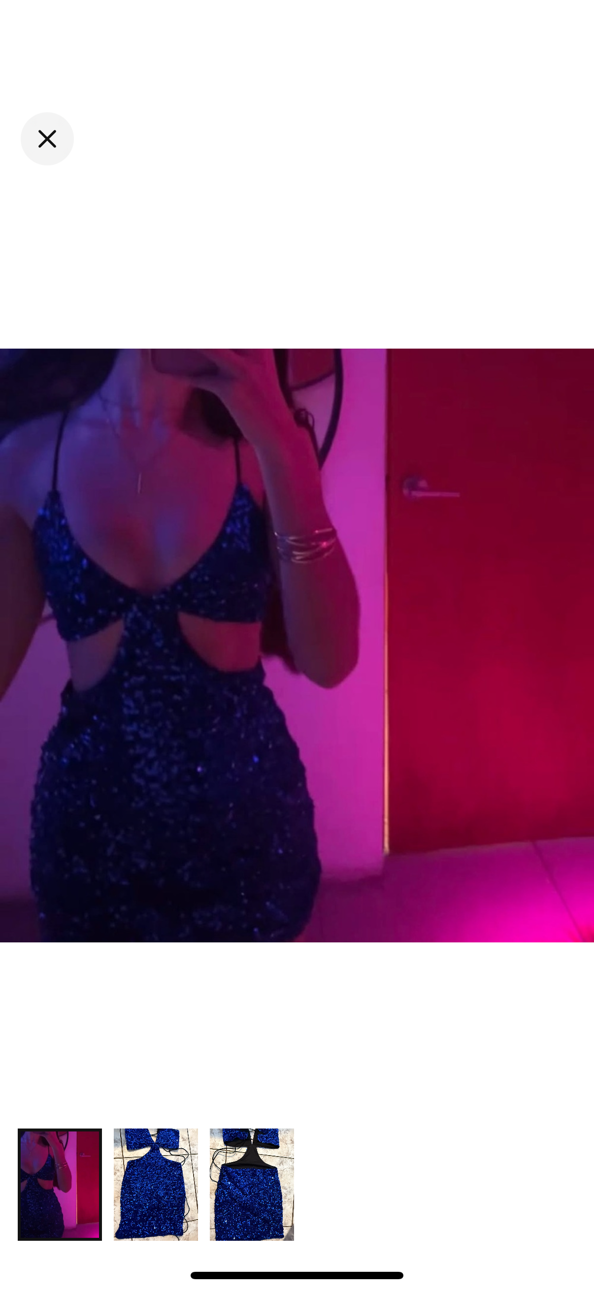 Dress size s used once