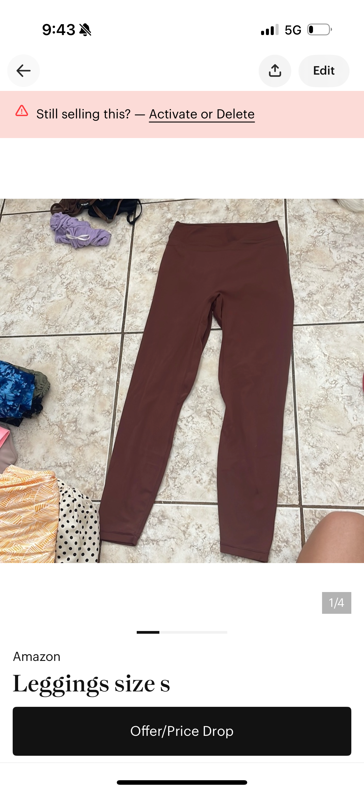 Legging size s used