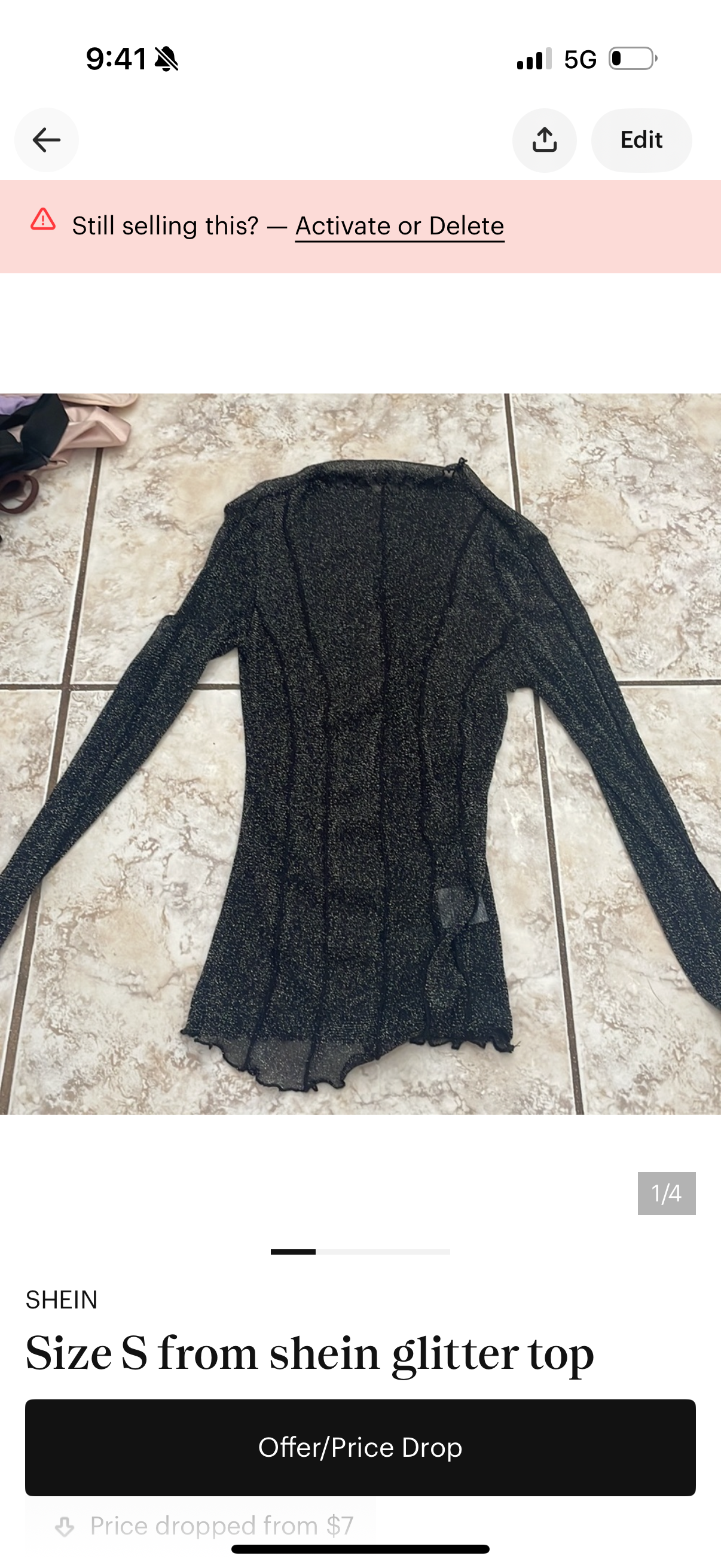 Size s used